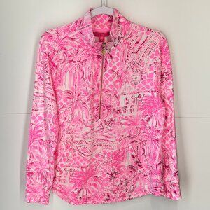 EUC Lillly Pulitzer Skipper Popover in Palm Beach Paradise